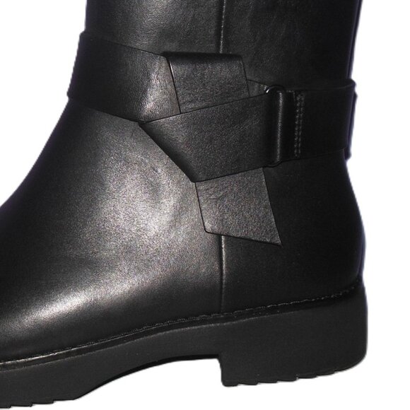 FitFlop Knot Black Leather Ankle Boots | Women's Size 8 | NWT in Box - Picture 4 of 9